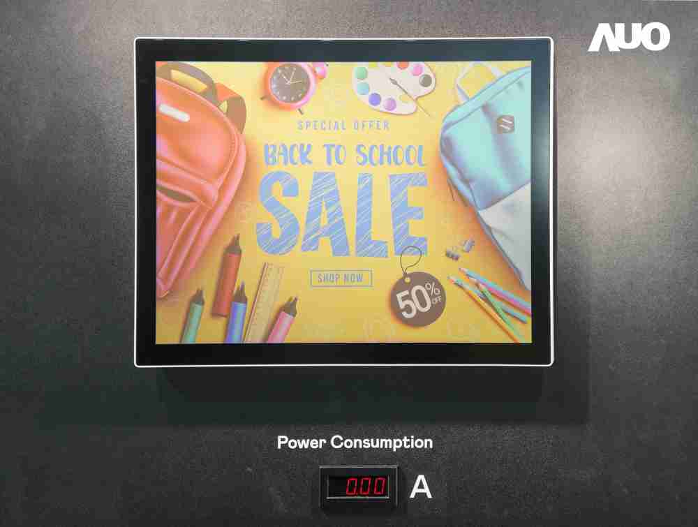 918.COM展示胆固醇液晶超低耗能户外全彩显示器，，，，ChLC（胆固醇液晶）以双稳态技术使静态显示零功耗，，具省电、、、、高彩度、、环保的特性，，，，还整合软硬件系统解决方案，，可透过单一云端平台管理